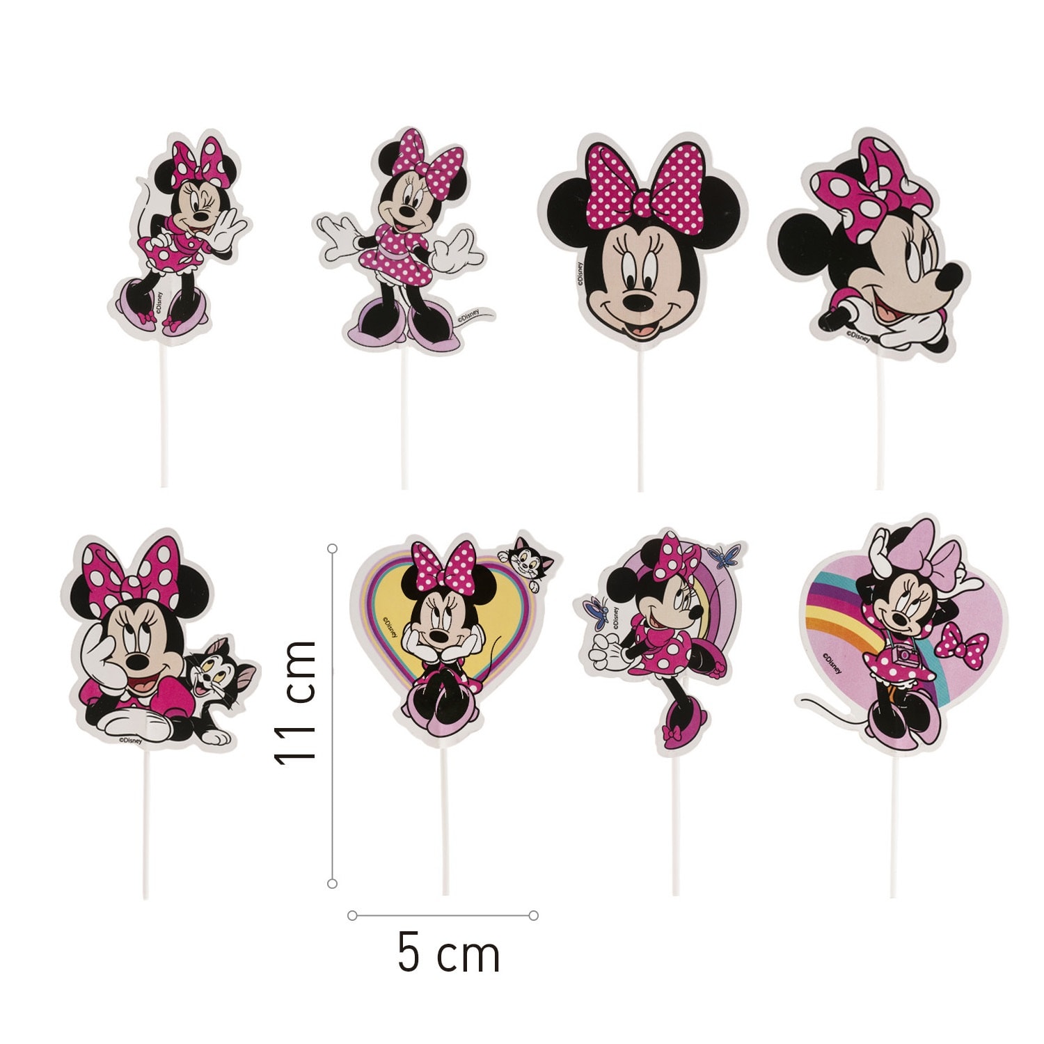 Minni Hiiri - Cake Toppers 16 kpl