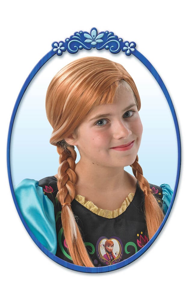 Disney Frozen Anna Lasten peruukki