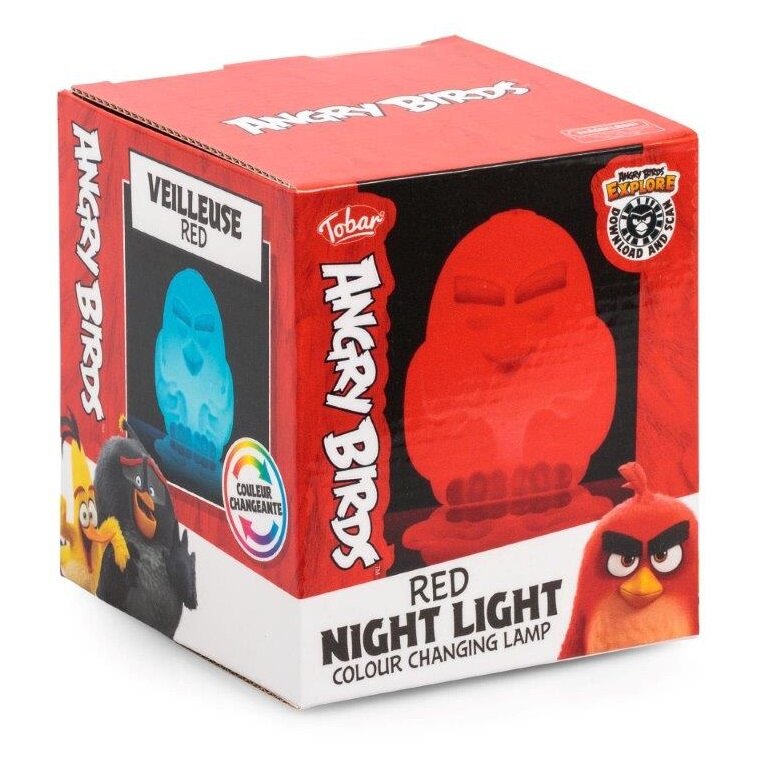Angry Birds Red - Väriä vaihtava yölamppu