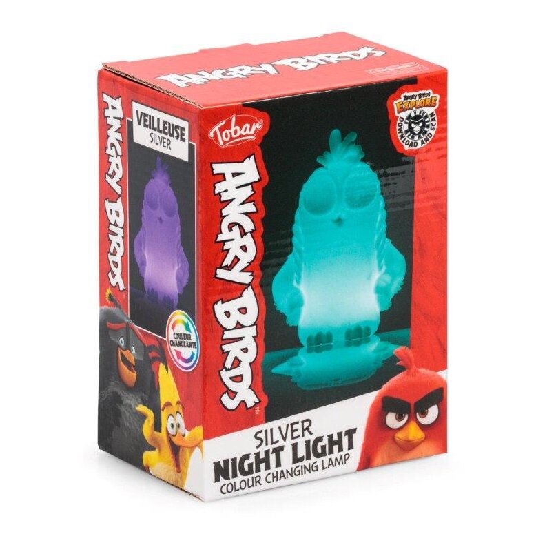 Angry Birds Silver - Väriä vaihtava yölamppu