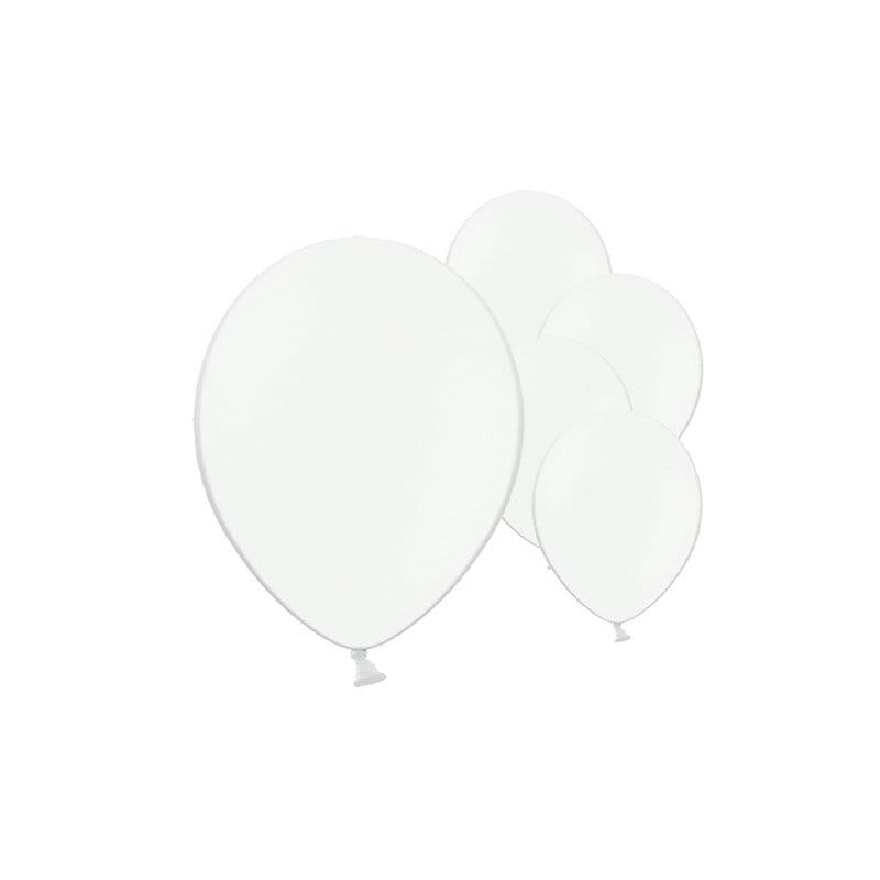 Valkoiset ilmapallot 100 kpl (12 cm)