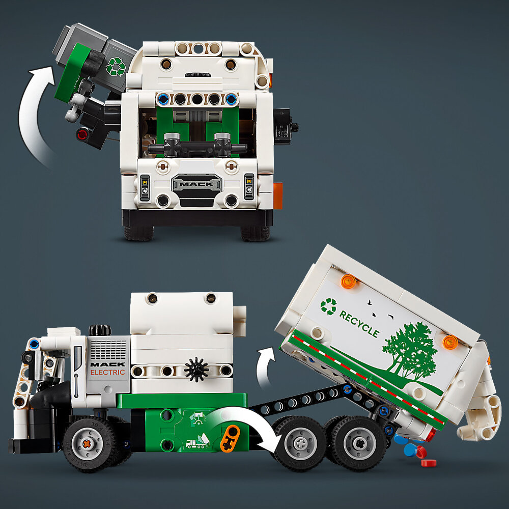 LEGO Technic - Mack LR Electric Jäteauto 8+