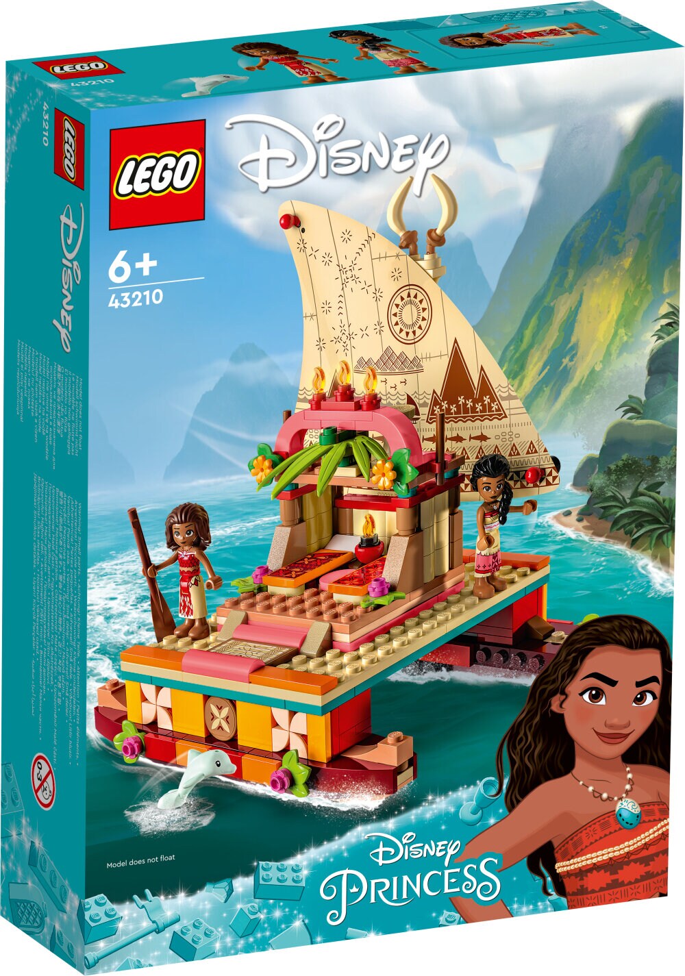 LEGO Disney - Vaianan purjehdusalus 6+