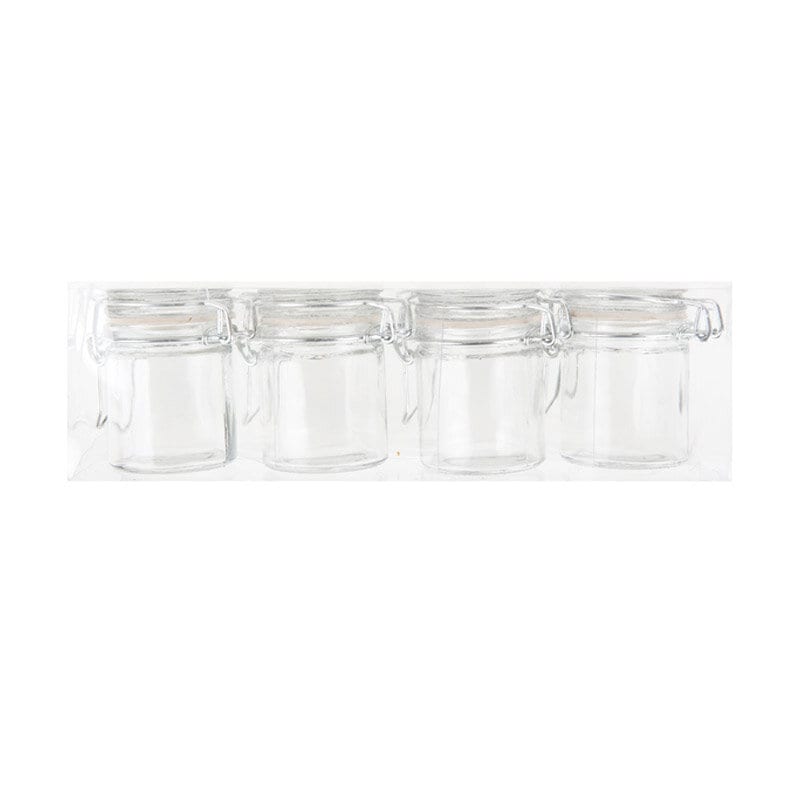 Lasipurkit 4,3 x 6 cm 4-pakkaus
