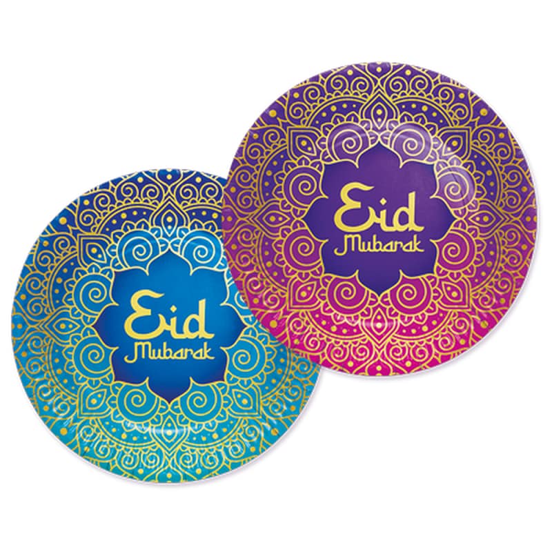 Eid Mubarak - Pyöreät Lautaset 8 kpl