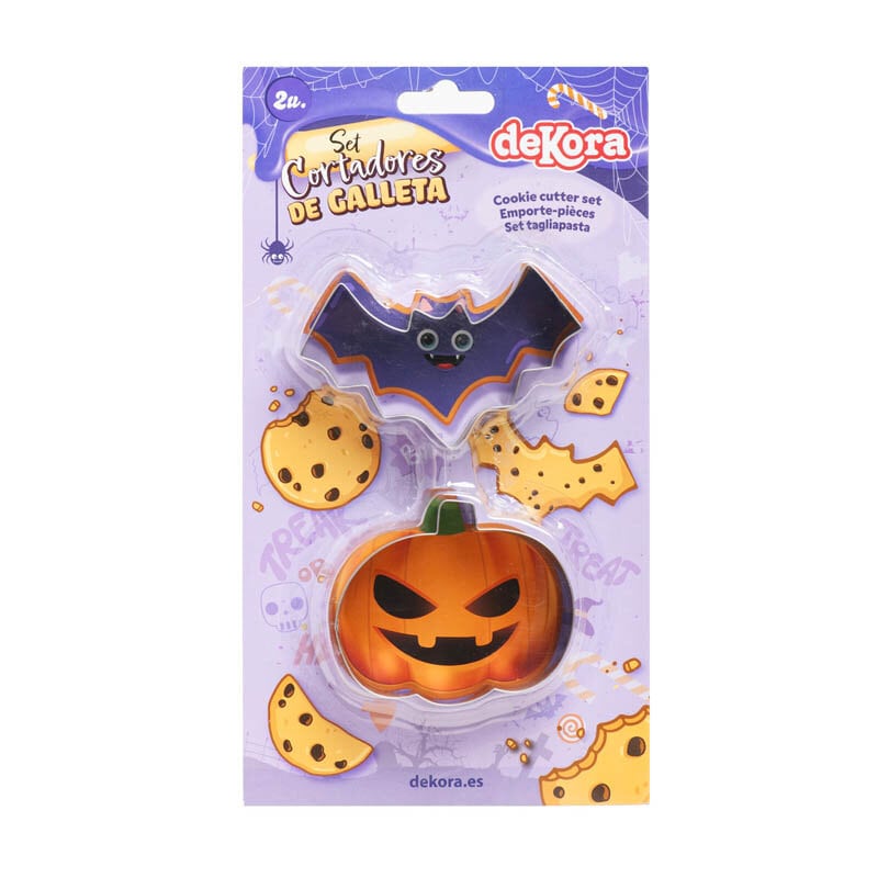 Kakkumuotit Halloween Kurpitsa & Lepakko 2 kpl