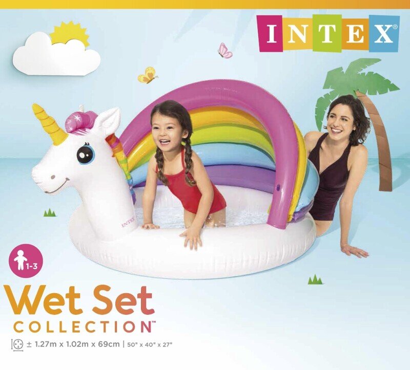 Intex lastenallas Yksisarvinen 127 cm