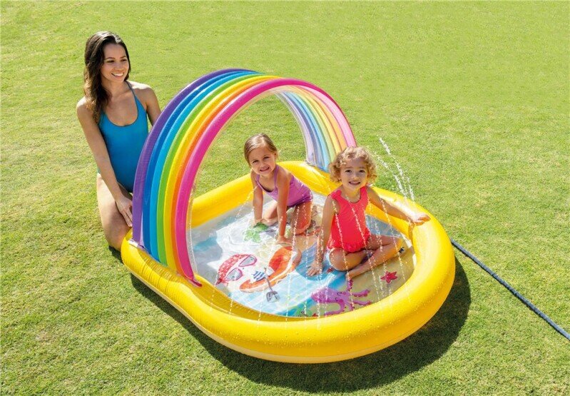 Intex Spray Pool Rainbow 147 cm