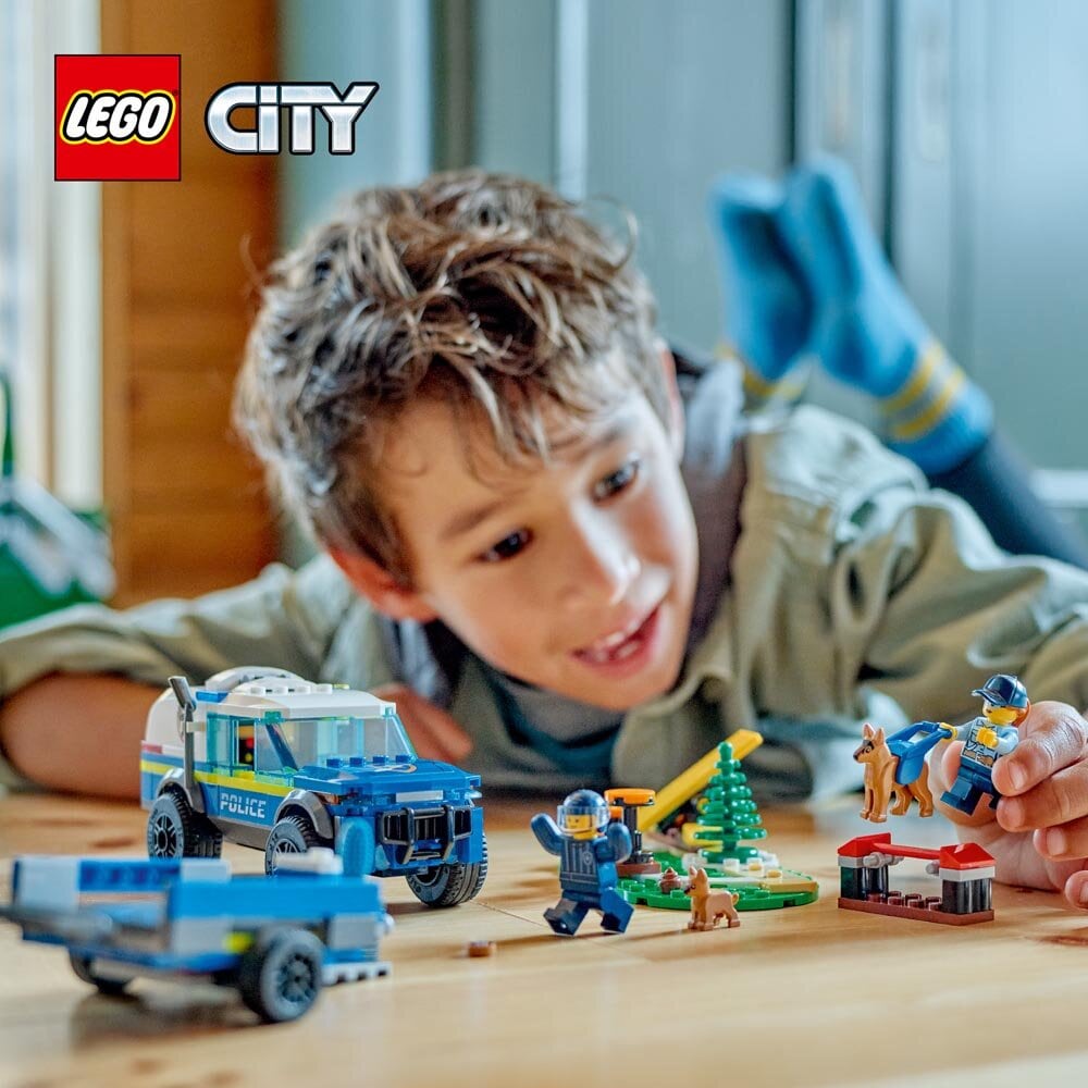 LEGO City - Siirrettävä poliisikoirien koulutusrata 6+