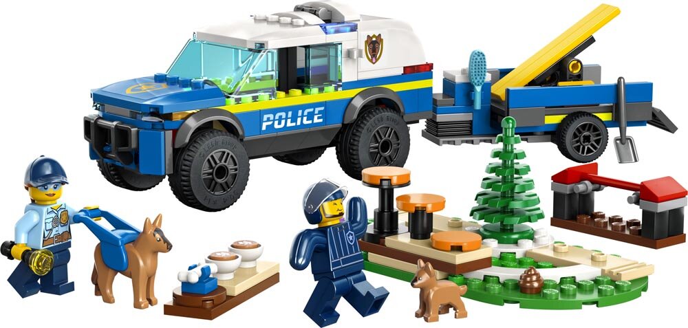 LEGO City - Siirrettävä poliisikoirien koulutusrata 6+