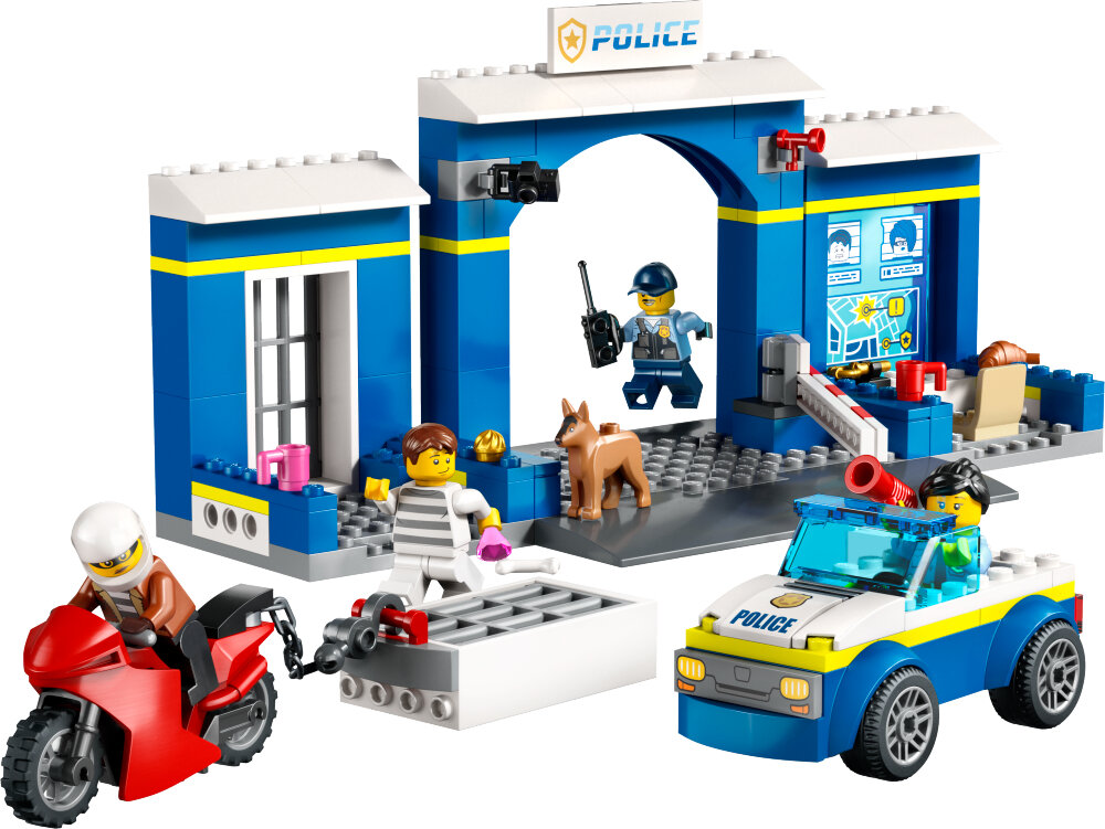 LEGO City - Takaa-ajo poliisiasemalla 4+