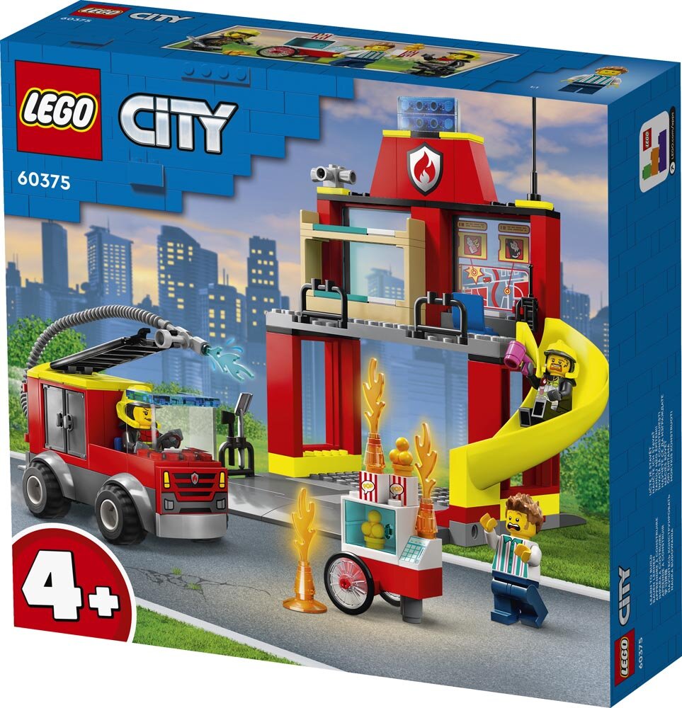 LEGO City - Paloasema ja paloauto 4+