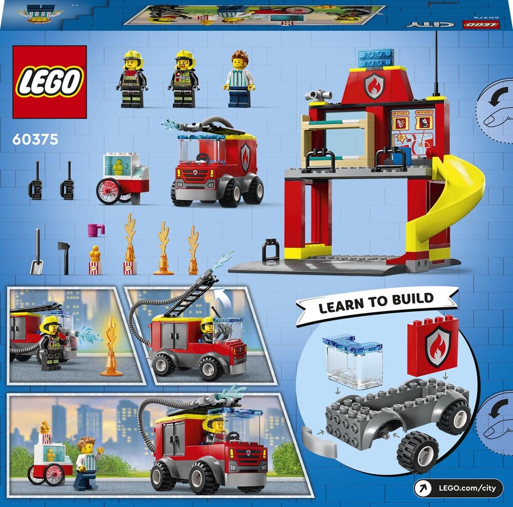 LEGO City - Paloasema ja paloauto 4+