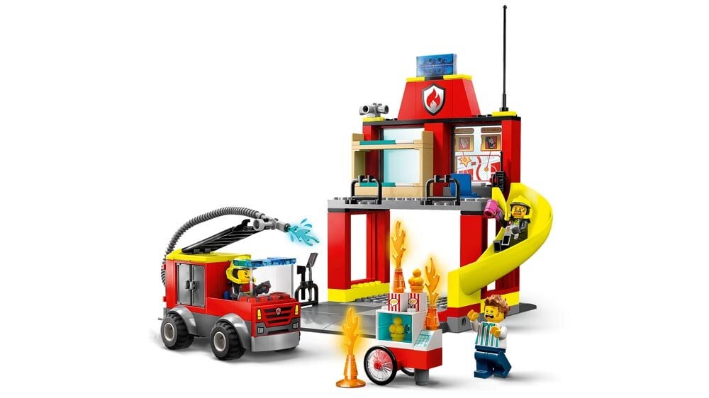 LEGO City - Paloasema ja paloauto 4+
