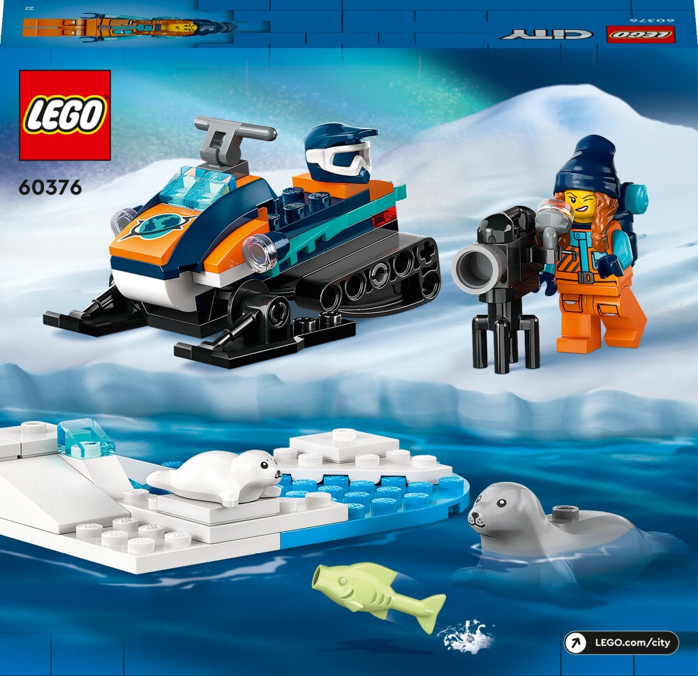 LEGO City - Arktisen tutkimusretken moottorikelkka 5+