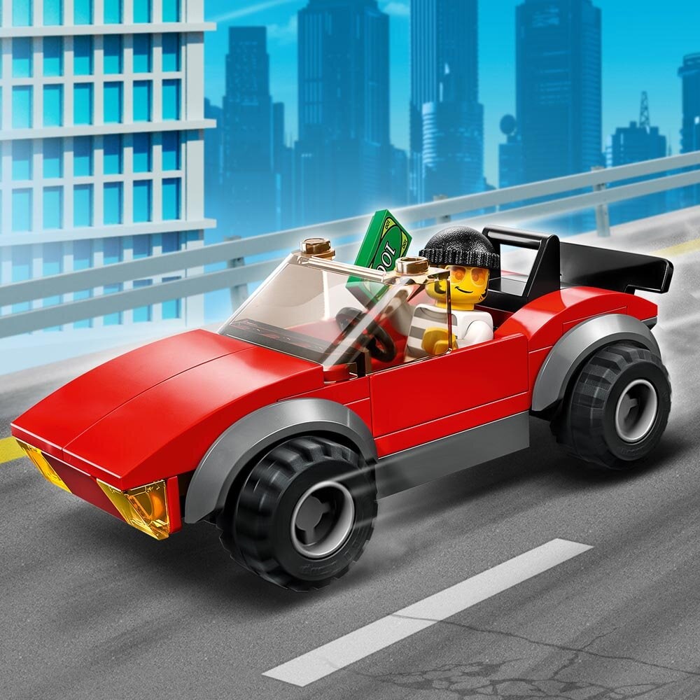 LEGO City - Moottoripyöräpoliisi takaa-ajossa 5+