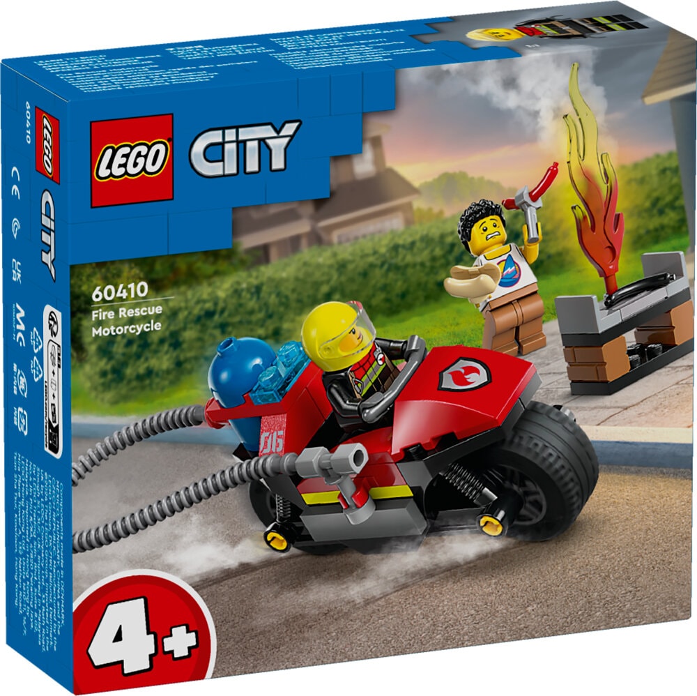 LEGO City - Palokunnan pelastusmoottoripyörä 4+