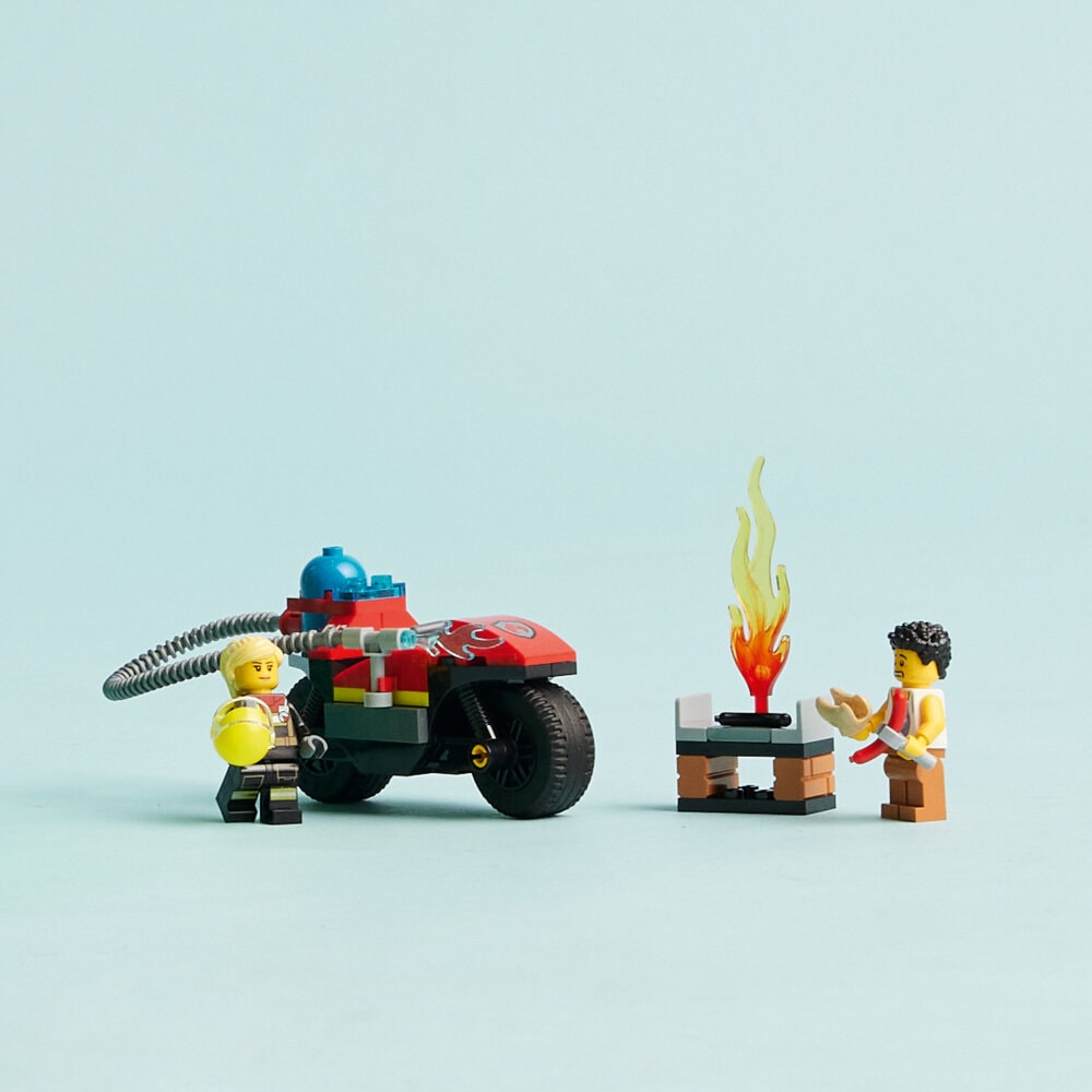 LEGO City - Palokunnan pelastusmoottoripyörä 4+