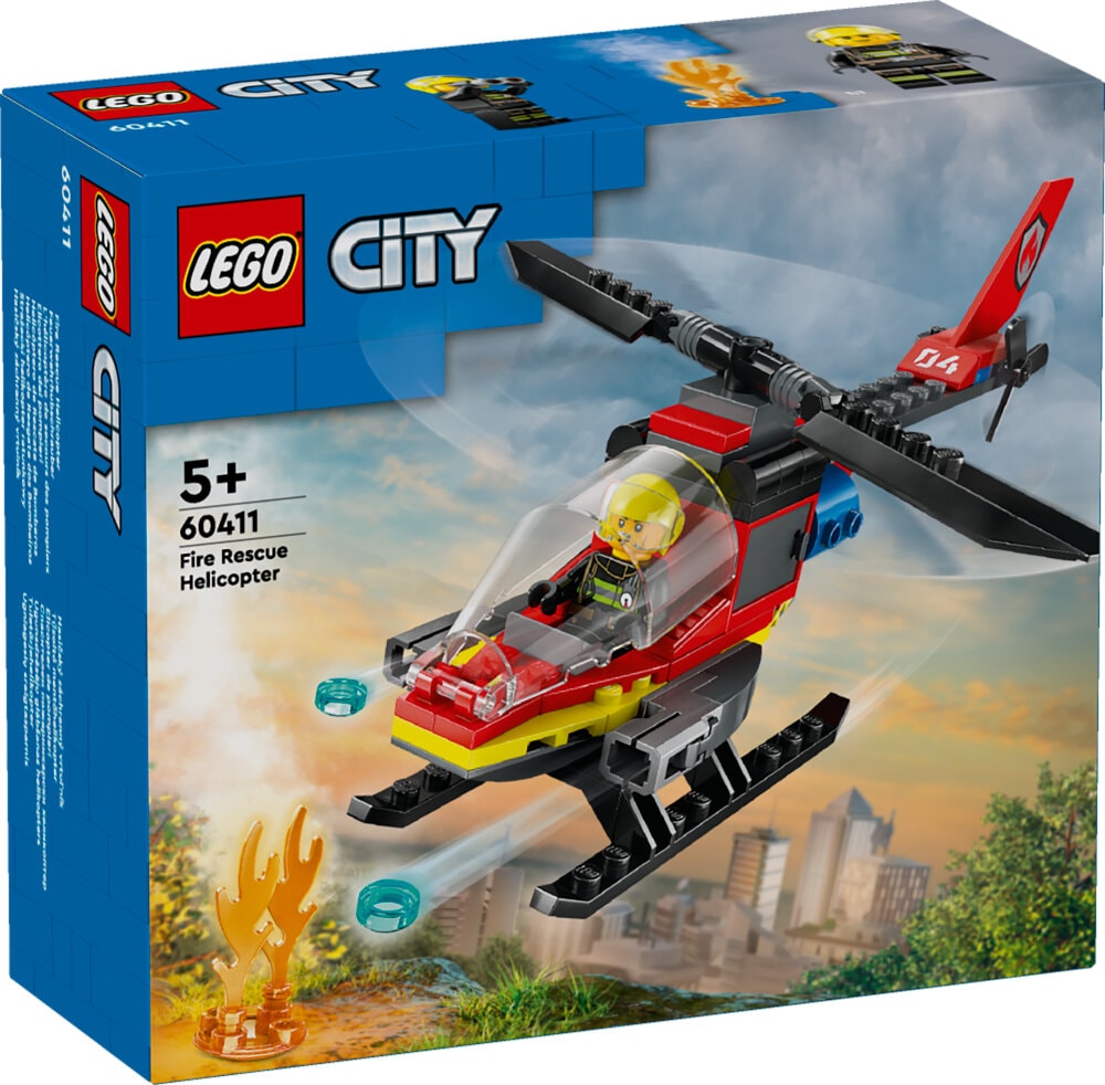 LEGO City - Palokunnan pelastushelikopteri 5+