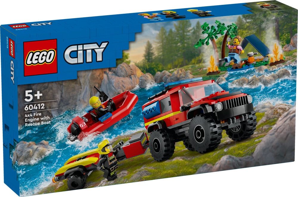 LEGO City - Nelivetopaloauto ja pelastusvene 5+