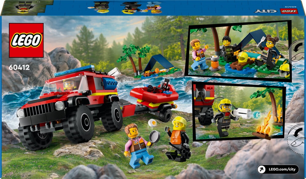 LEGO City - Nelivetopaloauto ja pelastusvene 5+