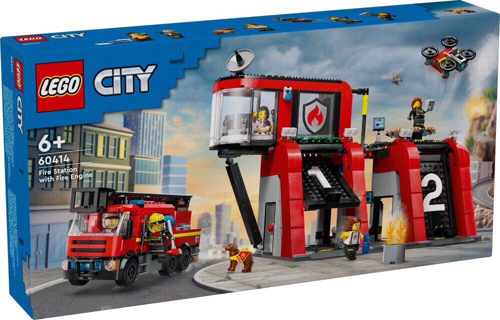 LEGO City - Paloasema ja paloauto 6+