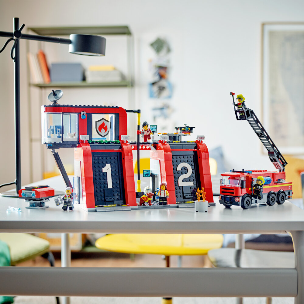LEGO City - Paloasema ja paloauto 6+