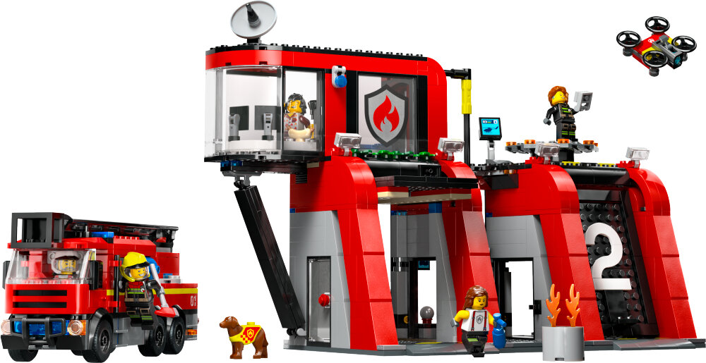 LEGO City - Paloasema ja paloauto 6+