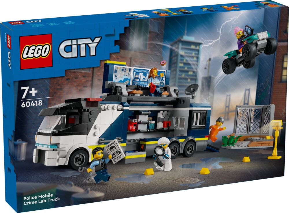 LEGO City - Poliisin rikoslaboratorioauto 7+