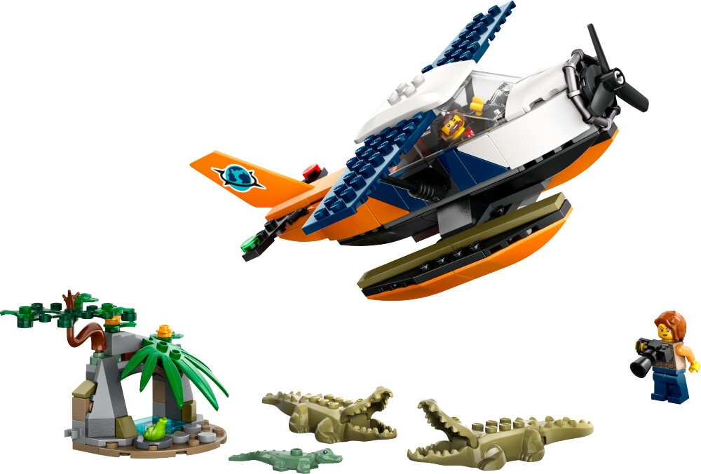 LEGO City - Viidakkotutkijan vesitaso 6+