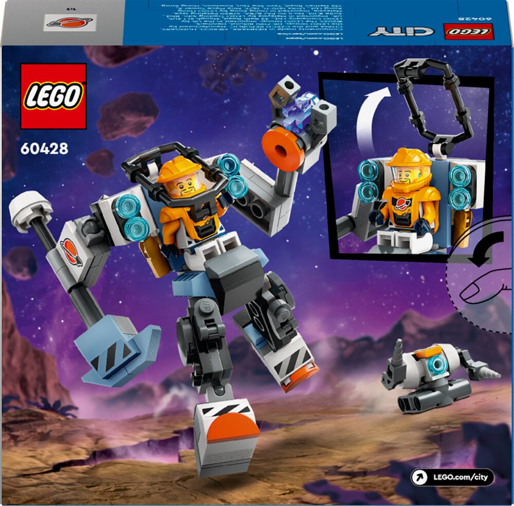 LEGO City - Avaruusrobotti rakennustöihin 6+