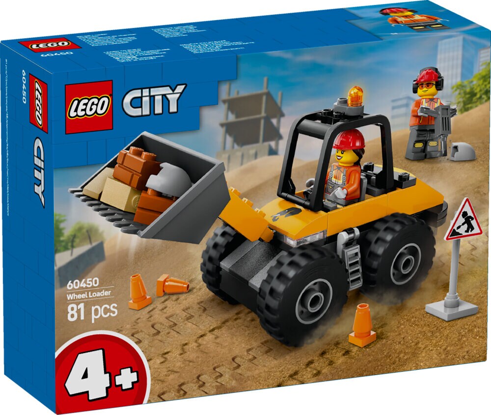 LEGO City - Keltainen pyöräkuormaaja 4+