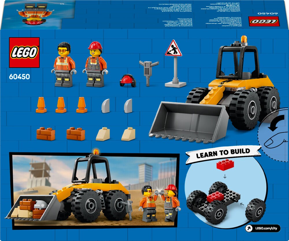 LEGO City - Keltainen pyöräkuormaaja 4+