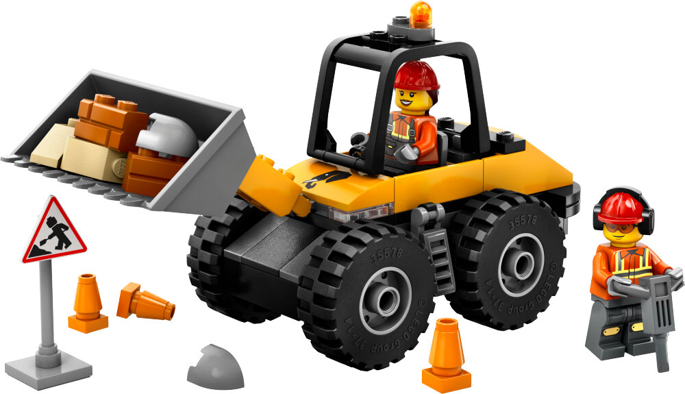 LEGO City - Keltainen pyöräkuormaaja 4+