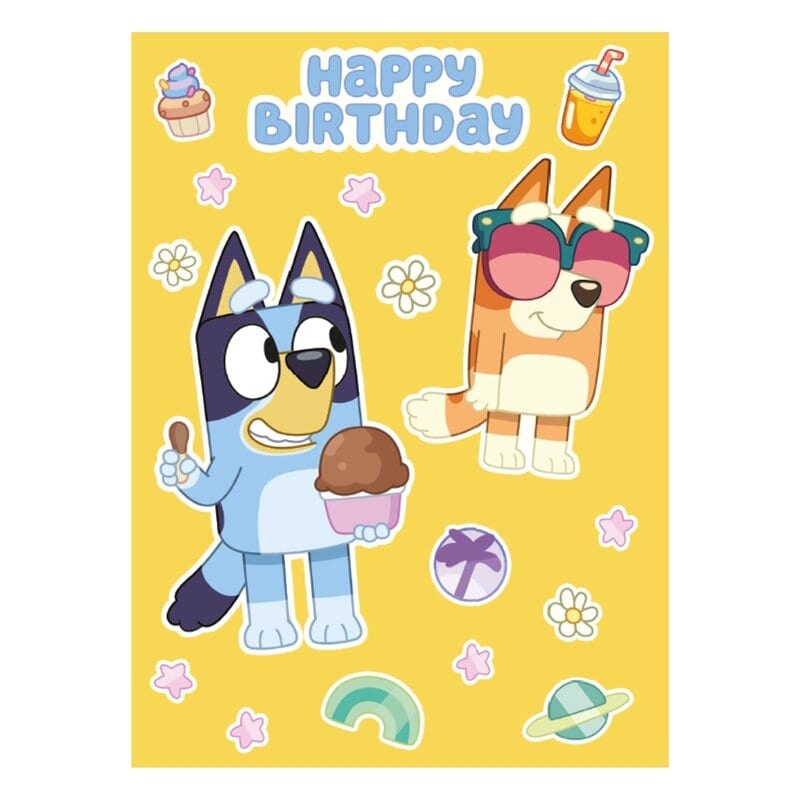 Bluey Syntymäpäiväkortti