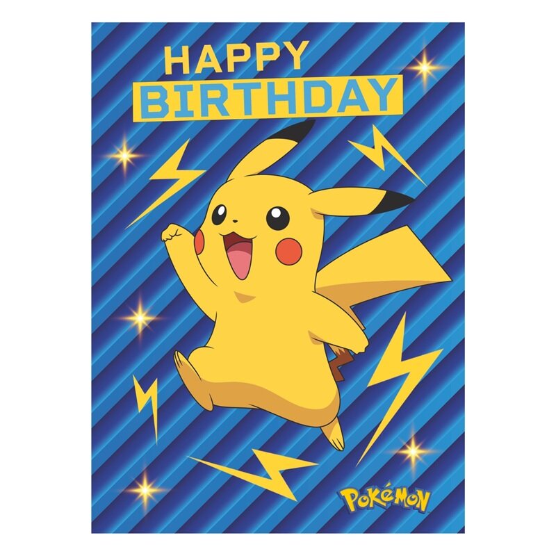 Pokémon Syntymäpäiväkortti