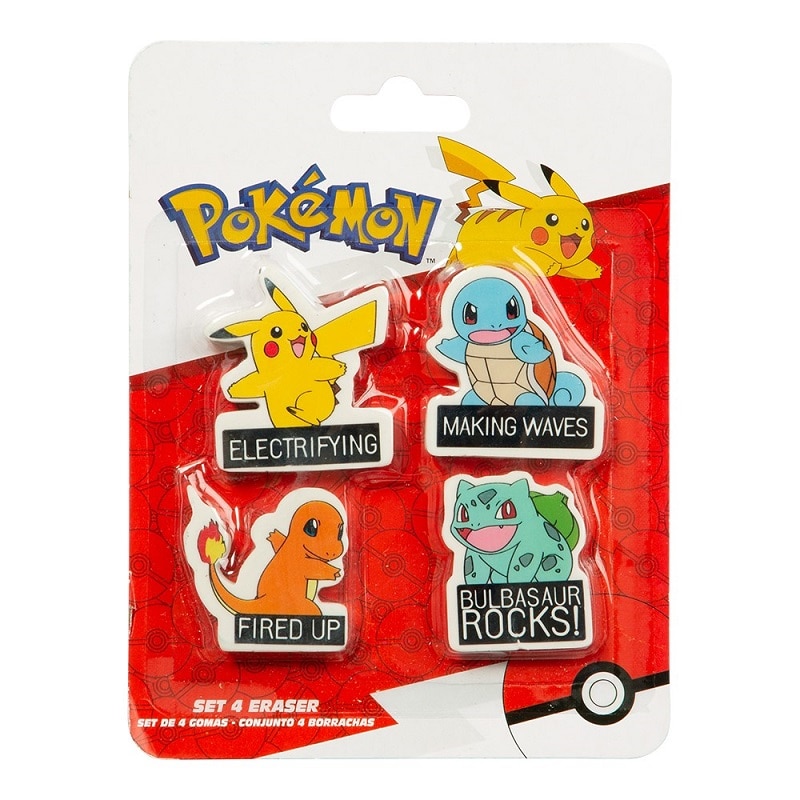 Pokémon - Pyyhekumi 4 kpl