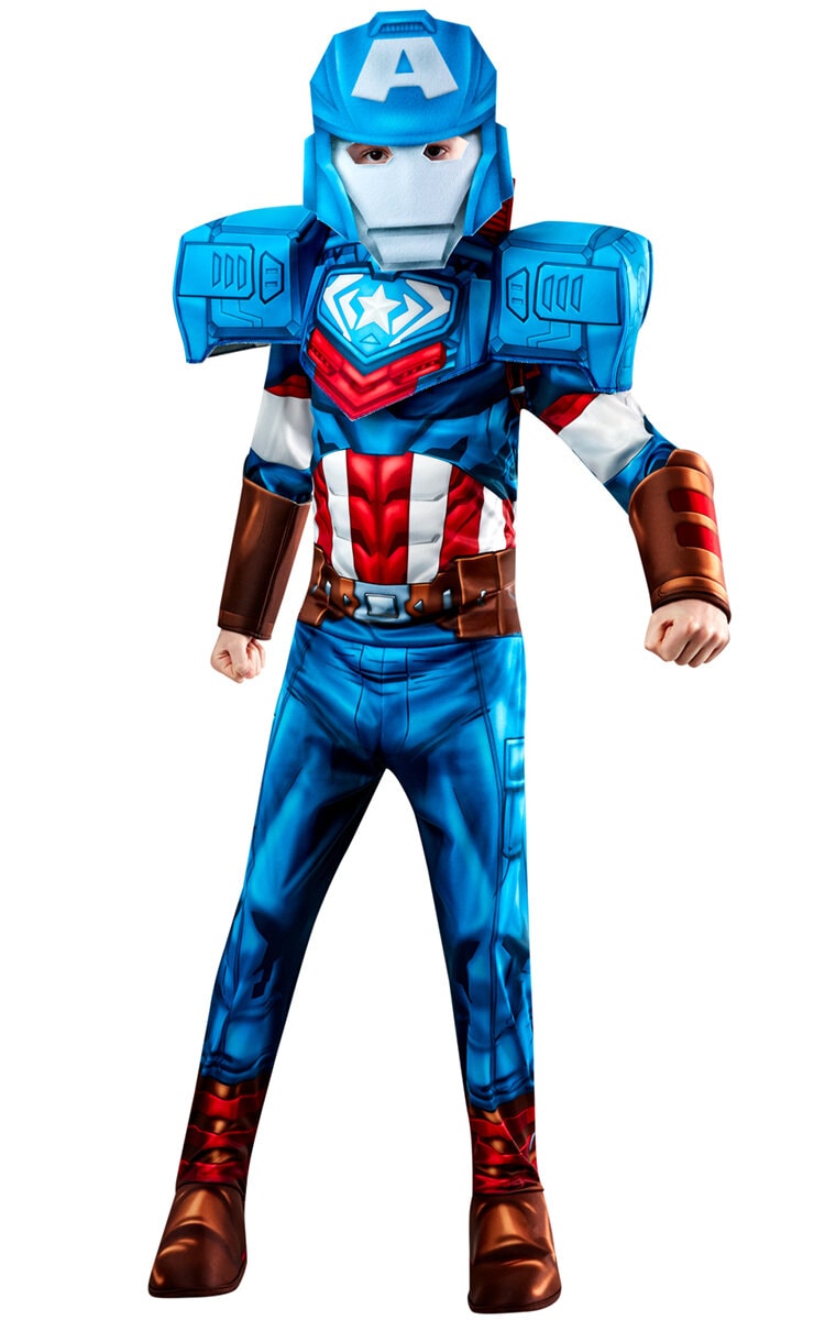 Captain America Mech Strike Naamiaisasu Lapset 7-10 vuotta