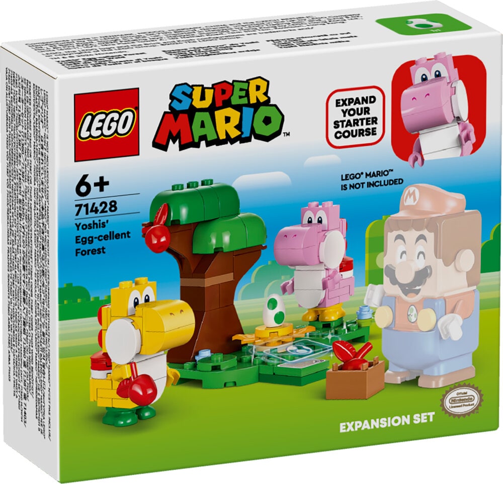 LEGO Super Mario - Yoshin mahtava metsä ‑laajennussarja 6+