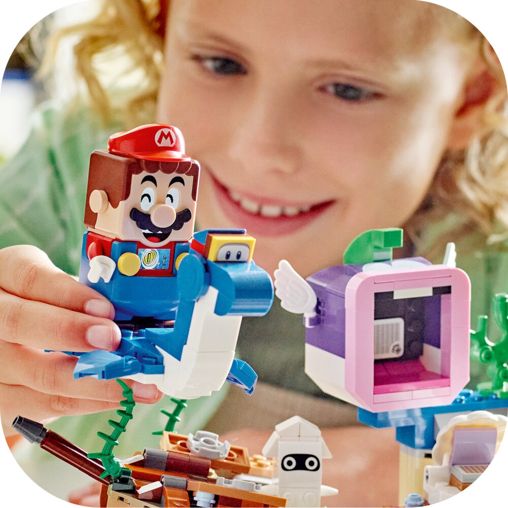 LEGO Super Mario - Dorrien seikkailu uponneella laivanhylyllä ‑laajennussarja 7+