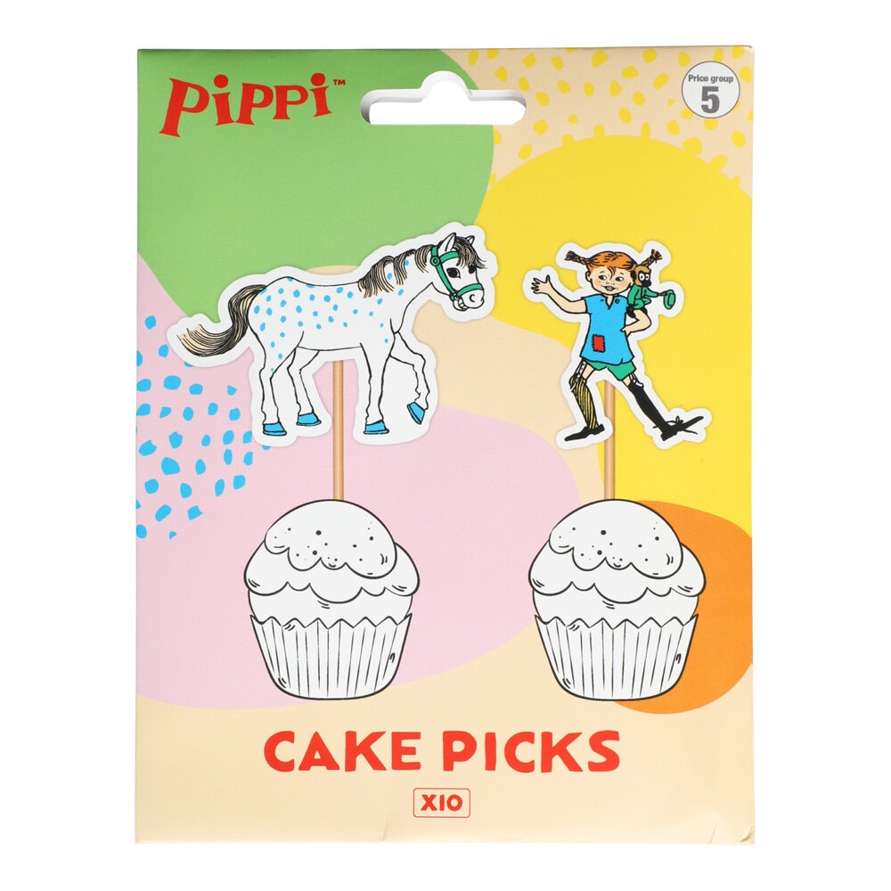 Peppi Pitkätossu - Cake Toppers 10 kpl