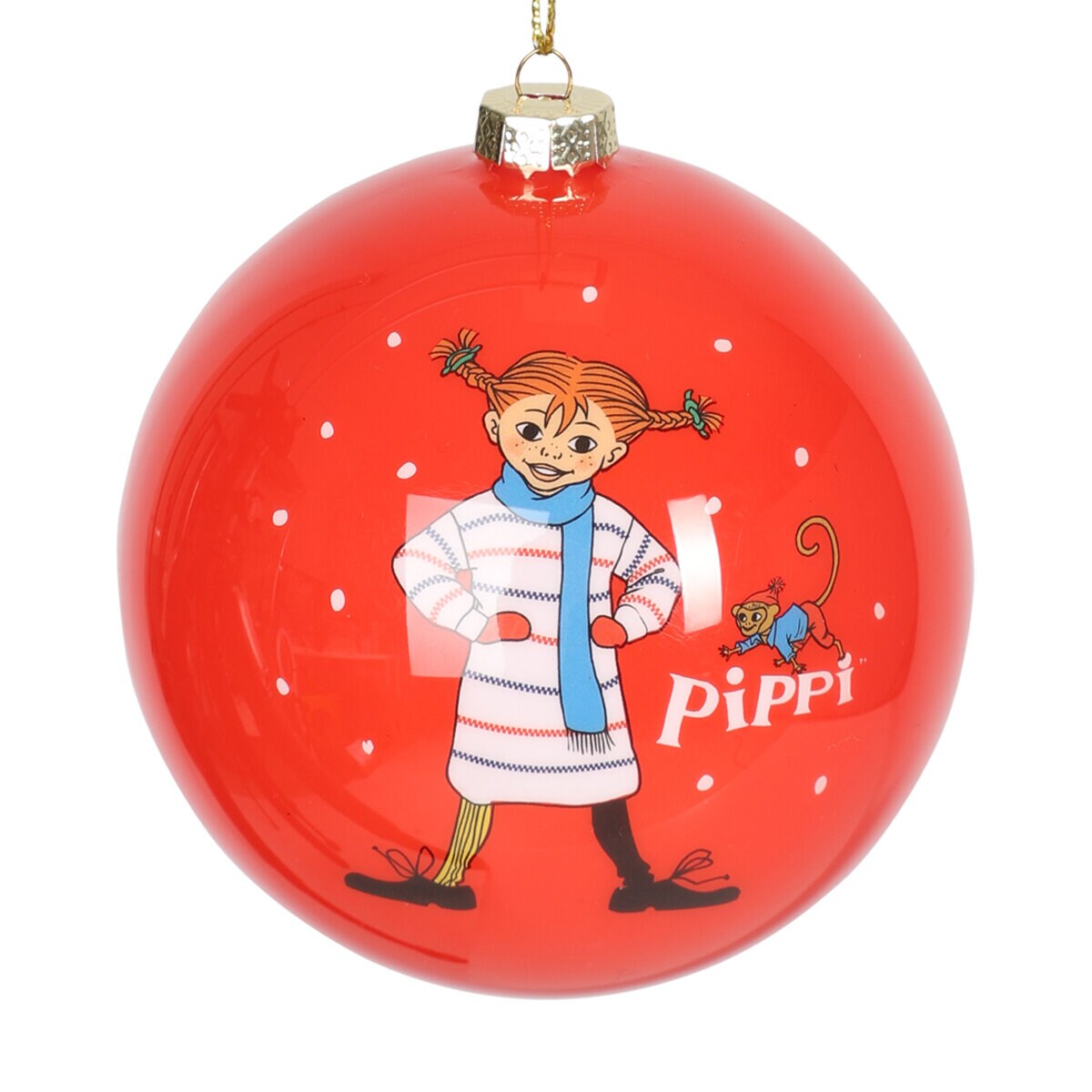 Joulupallot Peppi Pitkätossu 3 kpl