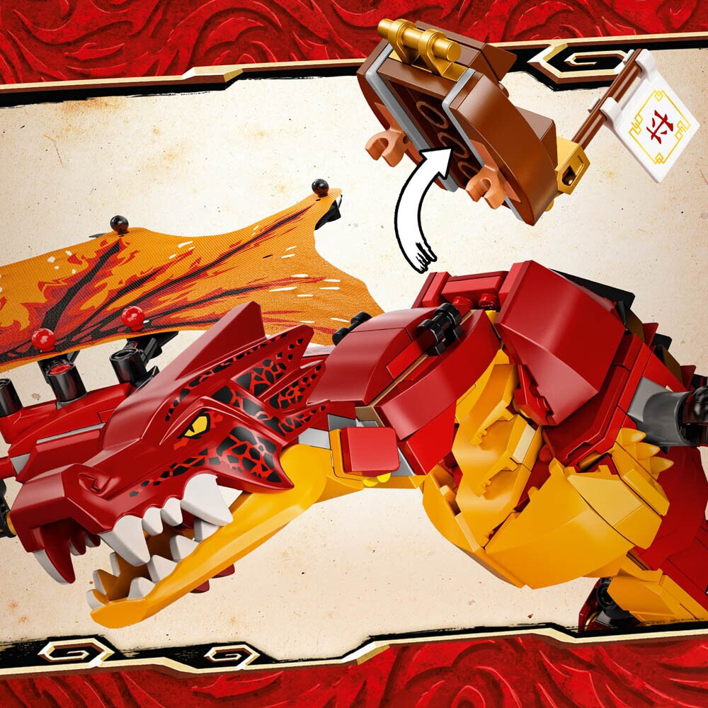 LEGO Ninjago Tulilohikäärmeen hyökkäys 8+