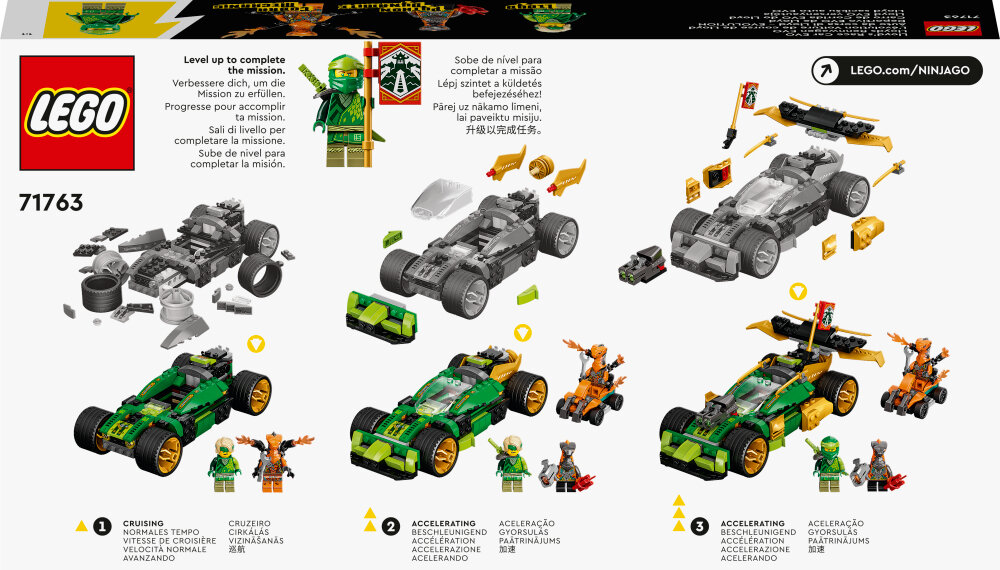 LEGO Ninjago - Evoluutio: Lloydin kilpa-auto 6+