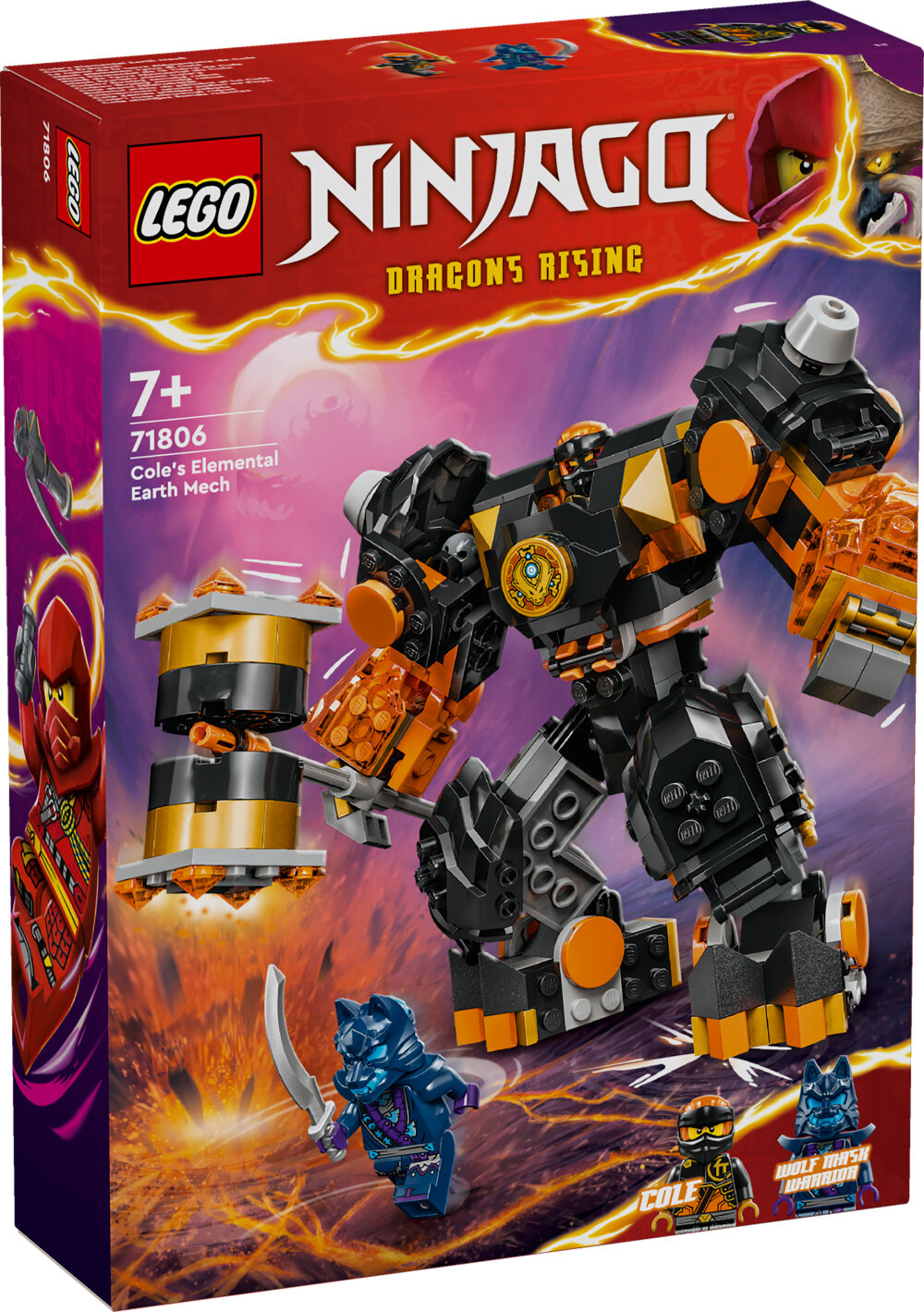 LEGO Ninjago - Colen maaelementti-robotti 7+