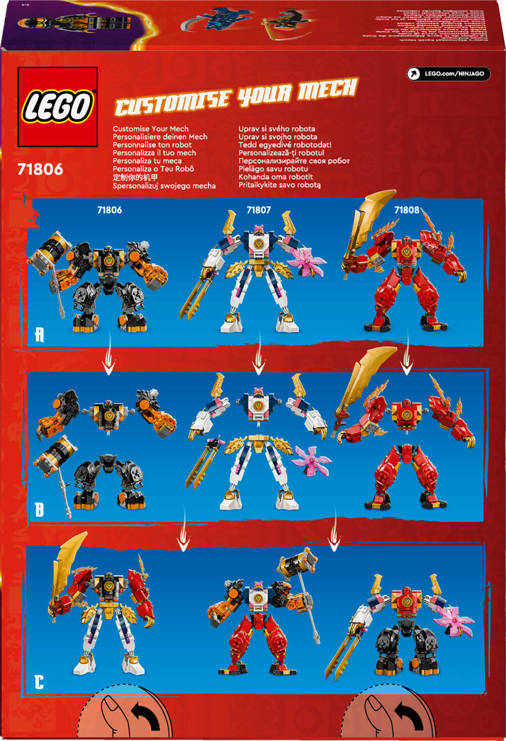 LEGO Ninjago - Colen maaelementti-robotti 7+