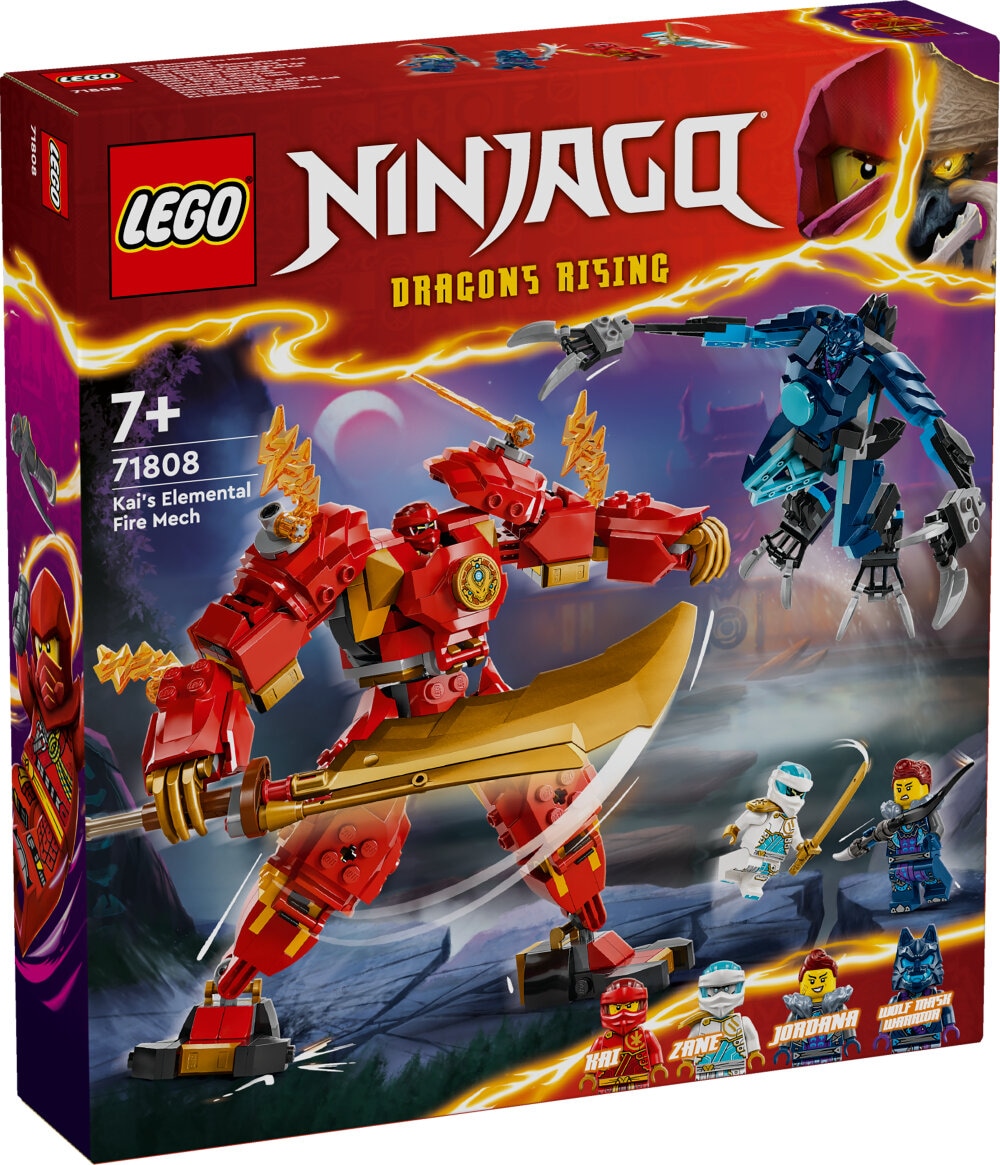 LEGO Ninjago - Kain tulielementti-robotti 7+