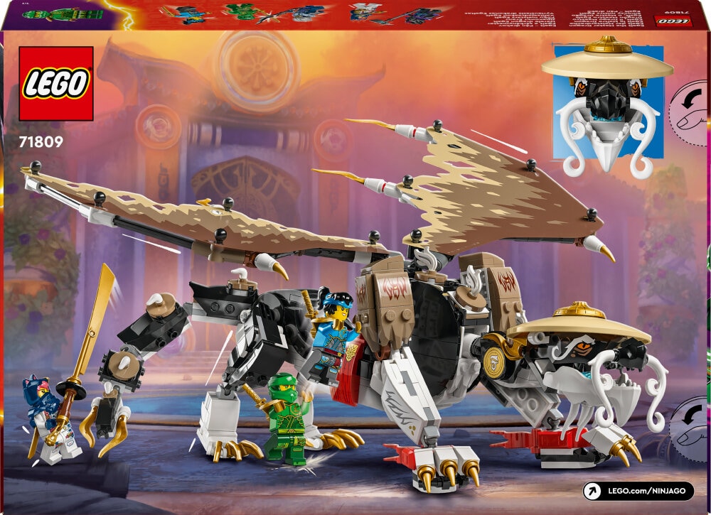 LEGO Ninjago - Egalt-mestarilohikäärme 8+