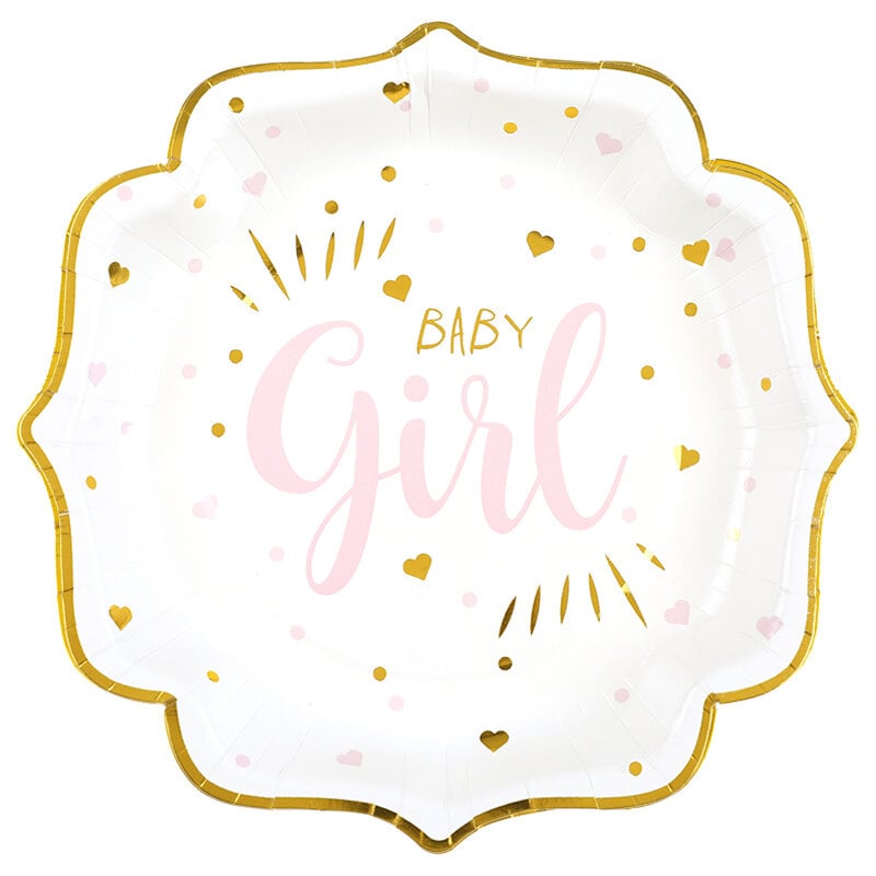 Baby Girl - Lautaset 10-pakkaus