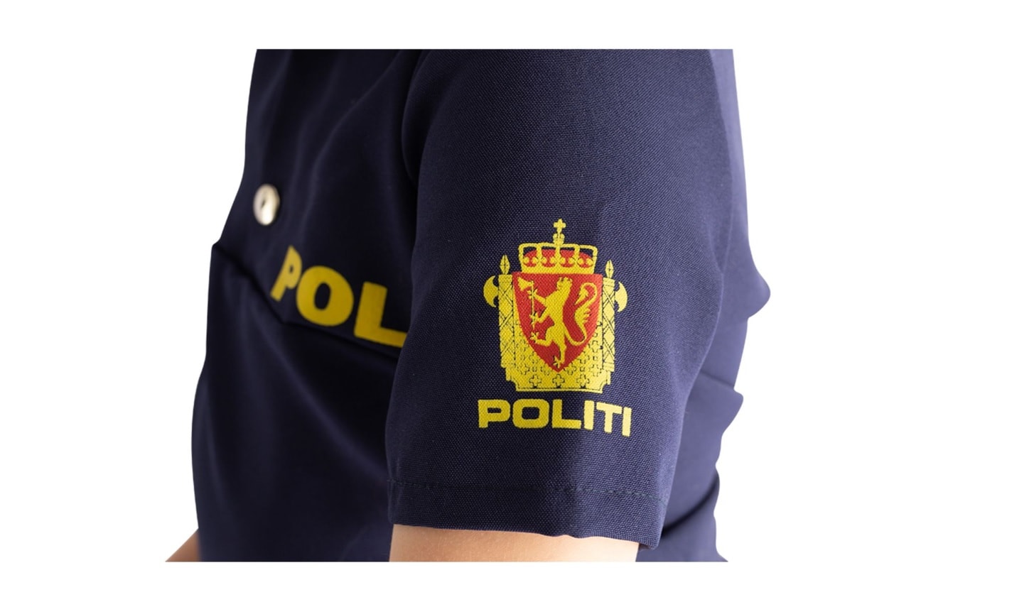 Norjalainen Poliisi Naamiaisasu lapsille 3-8 vuotta